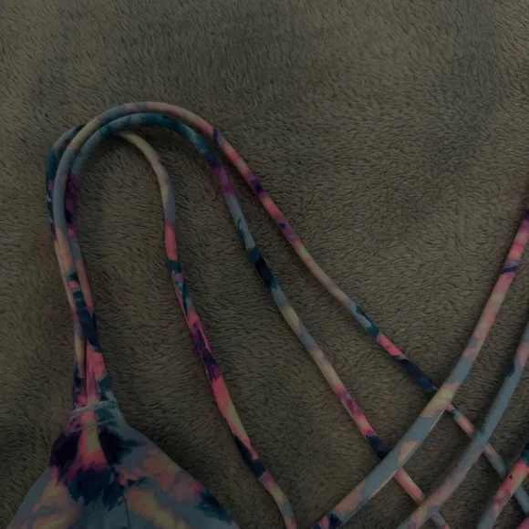 Like new Victoria Secret Pink Tie-Dye Strappy Bralette - Picture 2 of 9